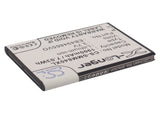 Battery for Samsung Galaxy Prevail II EB494865VO 3.7V Li-ion 1900mAh / 7.03Wh