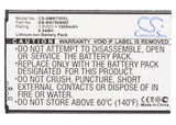 Battery for Samsung Galaxy Note 3 Mini EB-BN750BBC, EB-BN750BBE 3.8V Li-ion 1800