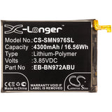 Battery for Samsung SM-N976V  EB-BN972ABU, EB-BN972ABUL, GH82-20814A 3.85V Li-Po