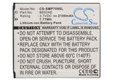 Battery for Samsung GT-I9152 B650AC, B650AE 3.7V Li-ion 2100mAh / 7.77Wh