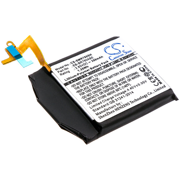 Battery for Samsung SM-R770 EB-BR760, EB-BR760ABE 3.85V Li-Polymer 350mAh / 1.35
