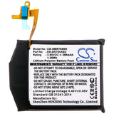 Battery for Samsung Gear S3 Frontier EB-BR760, EB-BR760ABE 3.85V Li-Polymer 350m