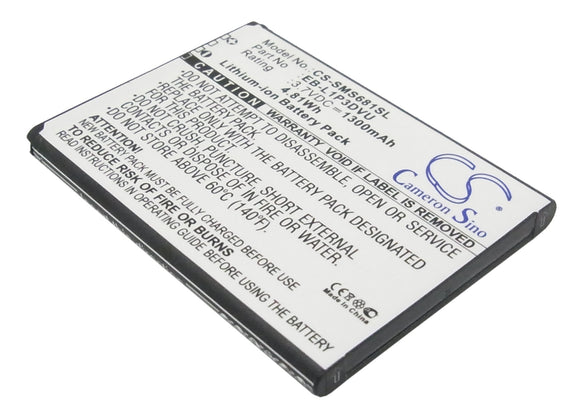 Battery for Samsung GT-S6810P EB-L1P3DVU, GH43-03668C 3.7V Li-ion 1300mAh / 4.81