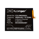Battery for Samsung SM-S906U EB-BS906ABY, GH82-27502A 3.88V Li-Polymer 4000mAh 