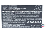 Battery for Samsung SM-T335 EB-BT330FBE, GH43-04112A;GH43-04112B 3.8V Li-Polymer
