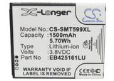 Battery for Samsung GT-I8160 EB425161LU 3.8V Li-ion 1500mAh / 5.70Wh