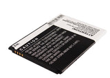 Battery for T-Mobile Galaxy Stratosphere II 3.7V Li-ion 1800mAh / 6.66Wh