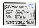 Battery for AT&T SGH-I577 EB-L1G5HBA, EB-L1G5HBABXAR, EB-L1G5HVA 3.7V Li-ion 175