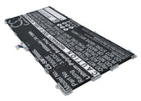 Battery for Samsung SM-T905 T9500E 3.8V Li-Polymer 9500mAh / 36.10Wh