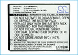 Battery for Samsung SGH-W999 EB445163VU 3.7V Li-ion 1250mAh / 4.6Wh