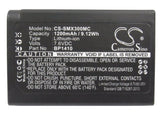 Battery for Samsung WB2200 BP1410, ED-BP1410 7.6V Li-ion 1200mAh / 9.12Wh