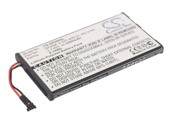 Battery for Sony PCH-1001 4-297-658-01, PA-VT65, SP65M 3.7V Li-Polymer 2200mAh /
