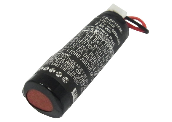 Battery for Sony Move Navigation 4-180-962-01, LIS1442 3.7V Li-ion 600mAh / 2.22