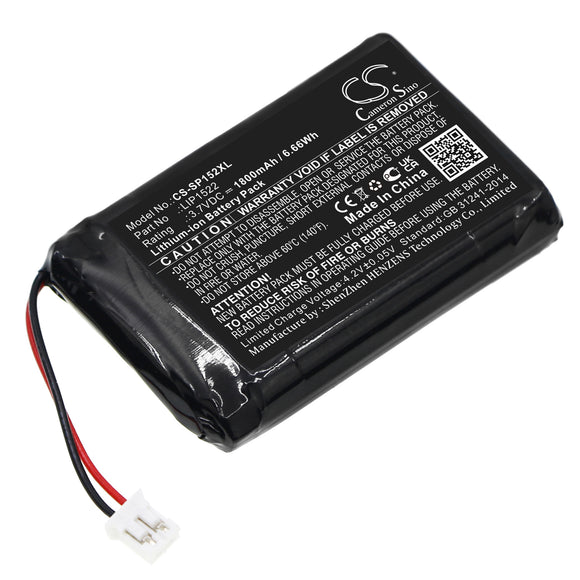 Battery for Sony CUH-ZCT1K LIP1522 3.7V Li-ion 1800mAh / 6.66Wh