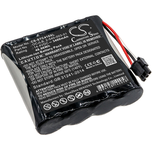 Battery for Soundcast Outcast OCJ411a 2-540-003-01, OCJLB 14.4V Li-ion 3400mAh /