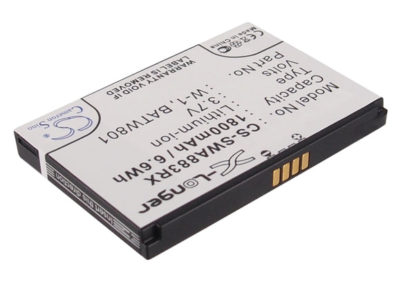 Battery for Netgear Mingle 4G 3.7V Li-ion 1800mAh / 6.66Wh