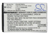 Battery for Siemens x656 4250366817255, S30852-D2152-X1, V30145-K1310K-X444, V30