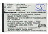 Battery for Siemens Gigaset SL78H 4250366817255, S30852-D2152-X1, V30145-K1310K-