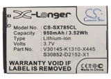 Battery for Siemens SL400A 4250366817255, S30852-D2152-X1, V30145-K1310K-X444, V