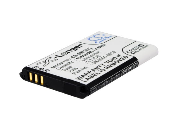 Battery for Sirius SXi1 SX-6900-0010 3.7V Li-ion 1250mAh / 4.63Wh
