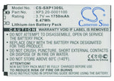 Battery for Sonim XP3.2 Sentinel BAT-01750-01 S, RPBAT-01950-01-S, VR-01, XP-000