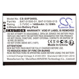 Battery for Sonim XP3800 BAT-01500-01, BAT-01500-01S 3.7V Li-ion 1400mAh / 5.18