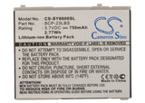 Battery for sanyo KATANA 6600 SCP-23LBS 3.7V Li-ion 750mAh