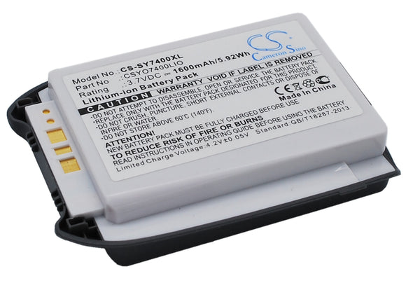 Battery for sanyo SCP-7400 CSYO7400LIO 3.7V Li-ion 1600mAh / 5.92Wh