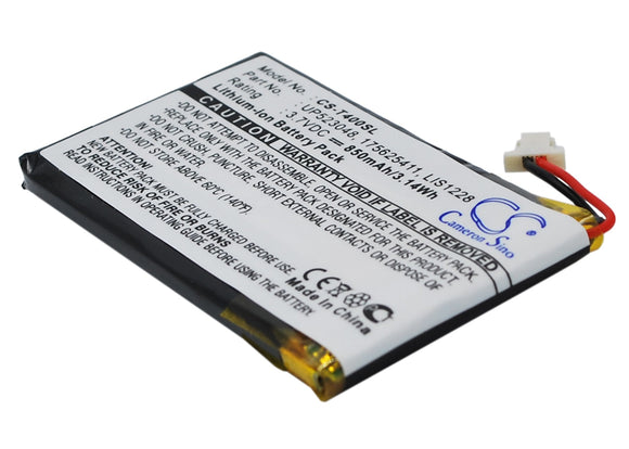 Battery for Sony Clie PEG-T400 175625411, LIS1228, UP523048 3.7V Li-Polymer 850m