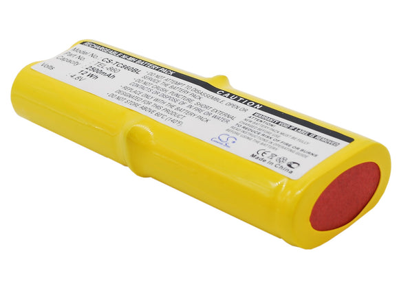 Battery for Telxon PTC860DS 14861-000, TEL-860 4.8V Ni-MH 2500mAh / 12.00Wh
