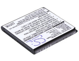 Battery for TCL J320C TLi015B1, TLi015G9 3.7V Li-ion 1500mAh / 5.55Wh