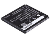 Battery for TCL J320T TLi015B1, TLi015G9 3.7V Li-ion 1500mAh / 5.55Wh