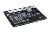 Battery for TCL J930 TLp024AA 3.7V Li-ion 2020mAh / 7.47Wh