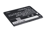 Battery for TCL J930T TLp024AA 3.7V Li-ion 2020mAh / 7.47Wh