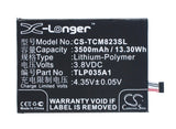 Battery for Alcatel OT-7070X TLP035AJ 3.8V Li-Polymer 3500mAh / 13.30Wh