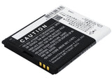 Battery for TCL P301M TLi015JA, TLi015LK 3.7V Li-ion 1500mAh / 5.55Wh