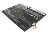 Battery for Alcatel One Touch Flash 396686P, TLiS600 3.8V Li-Polymer 3200mAh / 1