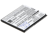 Battery for TELEFUNKEN Selfie TS1 LP435255A 3.7V Li-ion 1500mAh / 5.55Wh