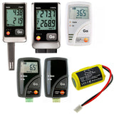 Battery for Testo 175-T3 0515 0175 3.6V Li-SOCl2 1200mAh / 4.32Wh