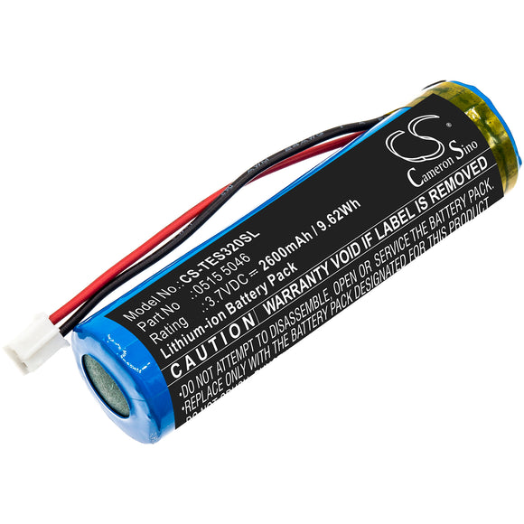 Battery for Testo 320 Combustion Analyzer 0515 5046 3.7V Li-ion 2600mAh / 9.62Wh