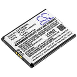 Battery for Cingular 3G Flip M3620 BTR3620B 3.7V Li-ion 1300mAh / 4.81Wh