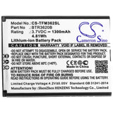Battery for TeleEpoch Flip M3620 BTR3620B 3.7V Li-ion 1300mAh / 4.81Wh