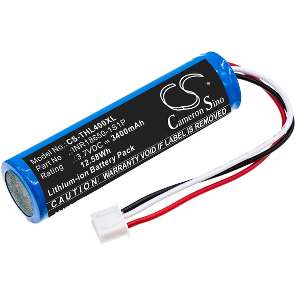 Battery for Theradome LH80 Pro  INR18650-1S1P 3.7V Li-ion 3400mAh / 12.58Wh