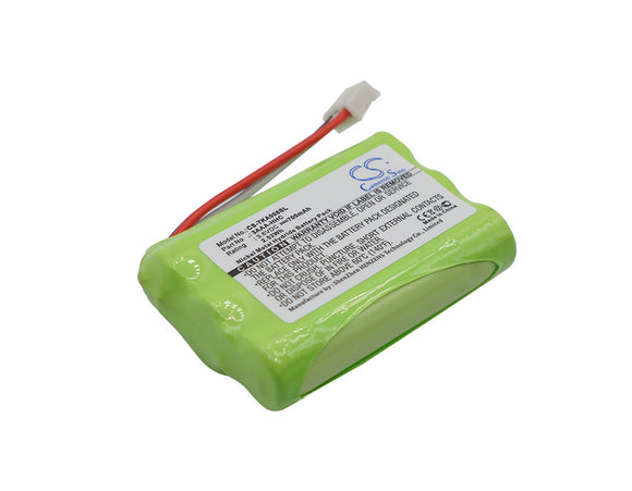 Battery for TDK Life On Record A08 3AAA-HHC 3.6V Ni-MH 700mAh / 2.52Wh