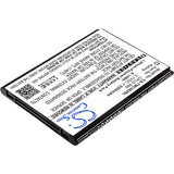 Battery for Coolpad Catalyst 3622A CPLD-390 3.7V Li-Polymer 2200mAh / 8.14Wh