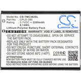 Battery for Coolpad Catalyst 3622A CPLD-390 3.7V Li-Polymer 2200mAh / 8.14Wh