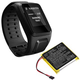 Battery for TomTom Spark Cardio Music GPS AHB332824HPS 3.7V Li-Polymer 200mAh / 