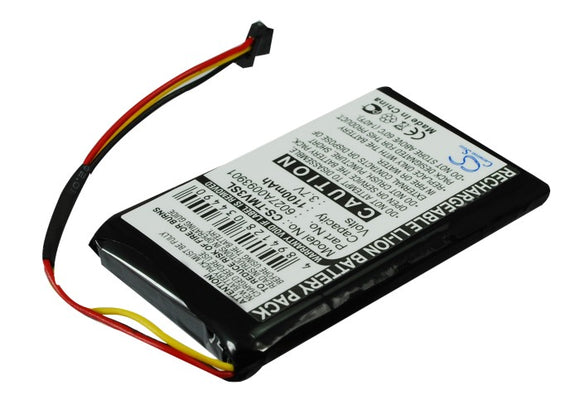 Battery for TomTom XL IQ 6027A0093901 3.7V Li-ion 1100mAh / 4.07Wh