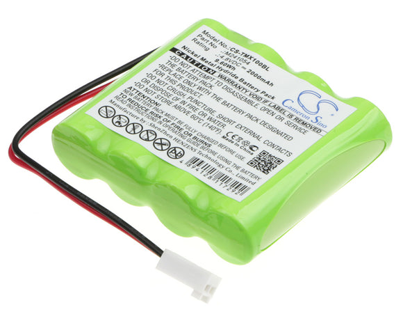 Battery for Teleradio LI-TX-MD10 M241054 4.8V Ni-MH 2000mAh / 9.60Wh