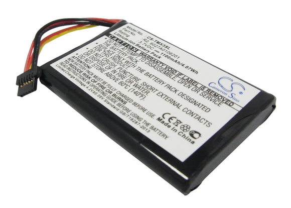 Battery for TomTom XXL IQ Routes 6027A0106201 3.7V Li-ion 1100mAh / 4.07Wh